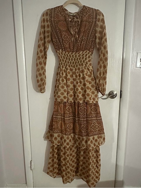 Mod Whirl Dresses & Skirts - Vintage 1970s Paisley Printed Maxi Dress